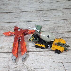 Lot of 2 Transformer Action Figures - Sentinel Prime and Heavy Load